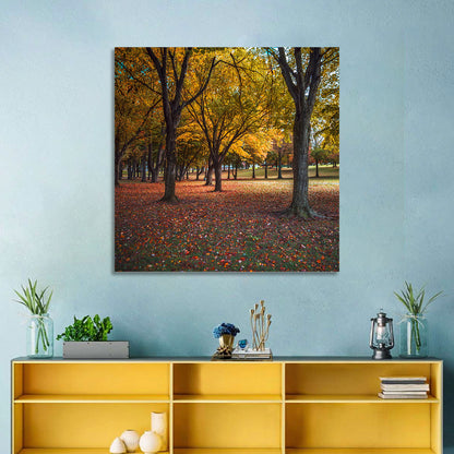 Autumn Park Trees, Pennsylvania Wall Art