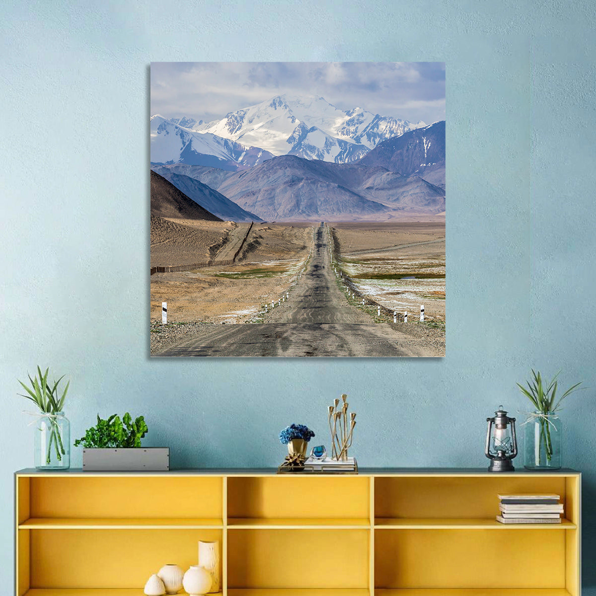 Pamir Mountain Road Wall Art