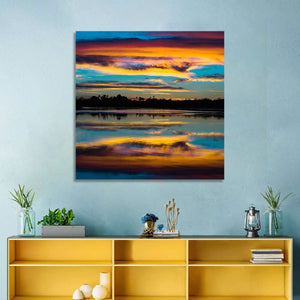 Cloudy Colorado River Wall Art