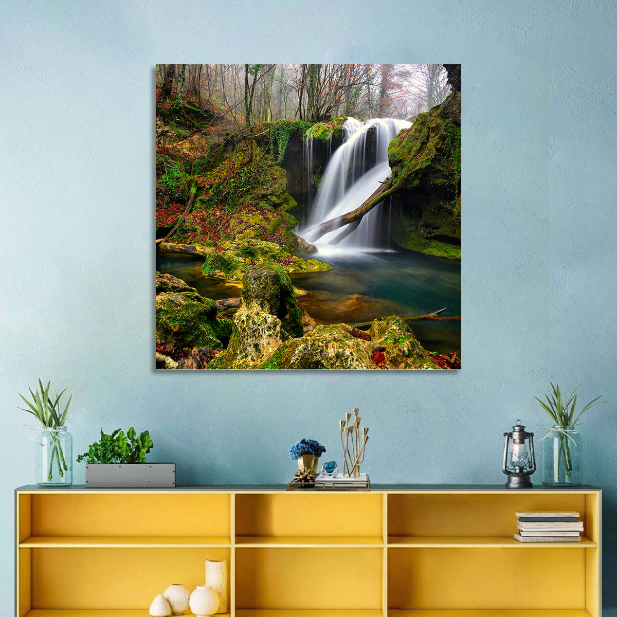 Cheile Nerei Park Waterfall Wall Art