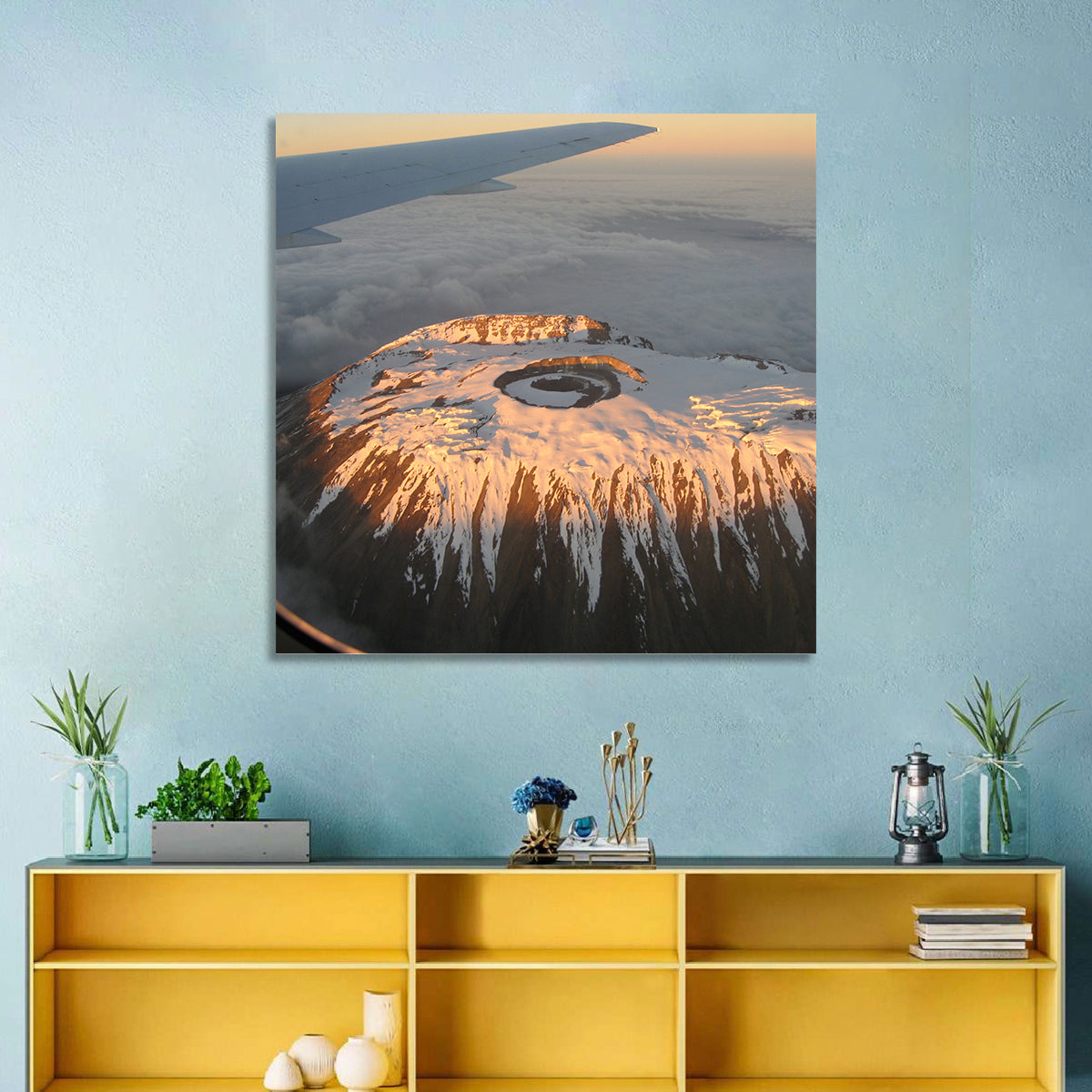 Mount Kilimanjaro Sunset Wall Art