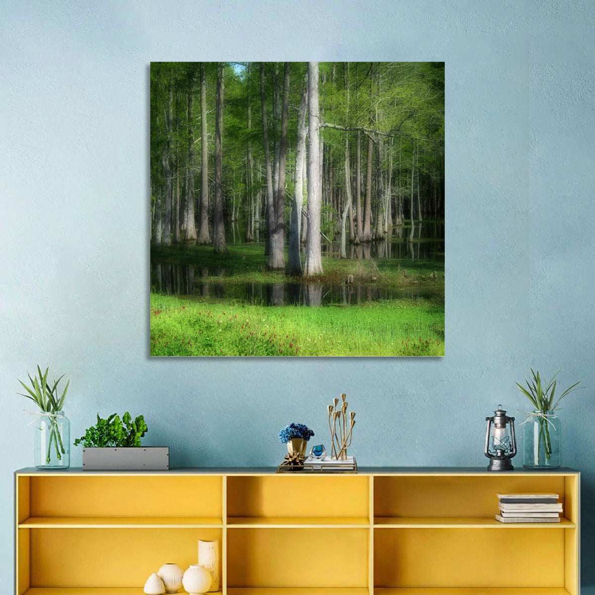 Lush Cypress Swamp Wall Art