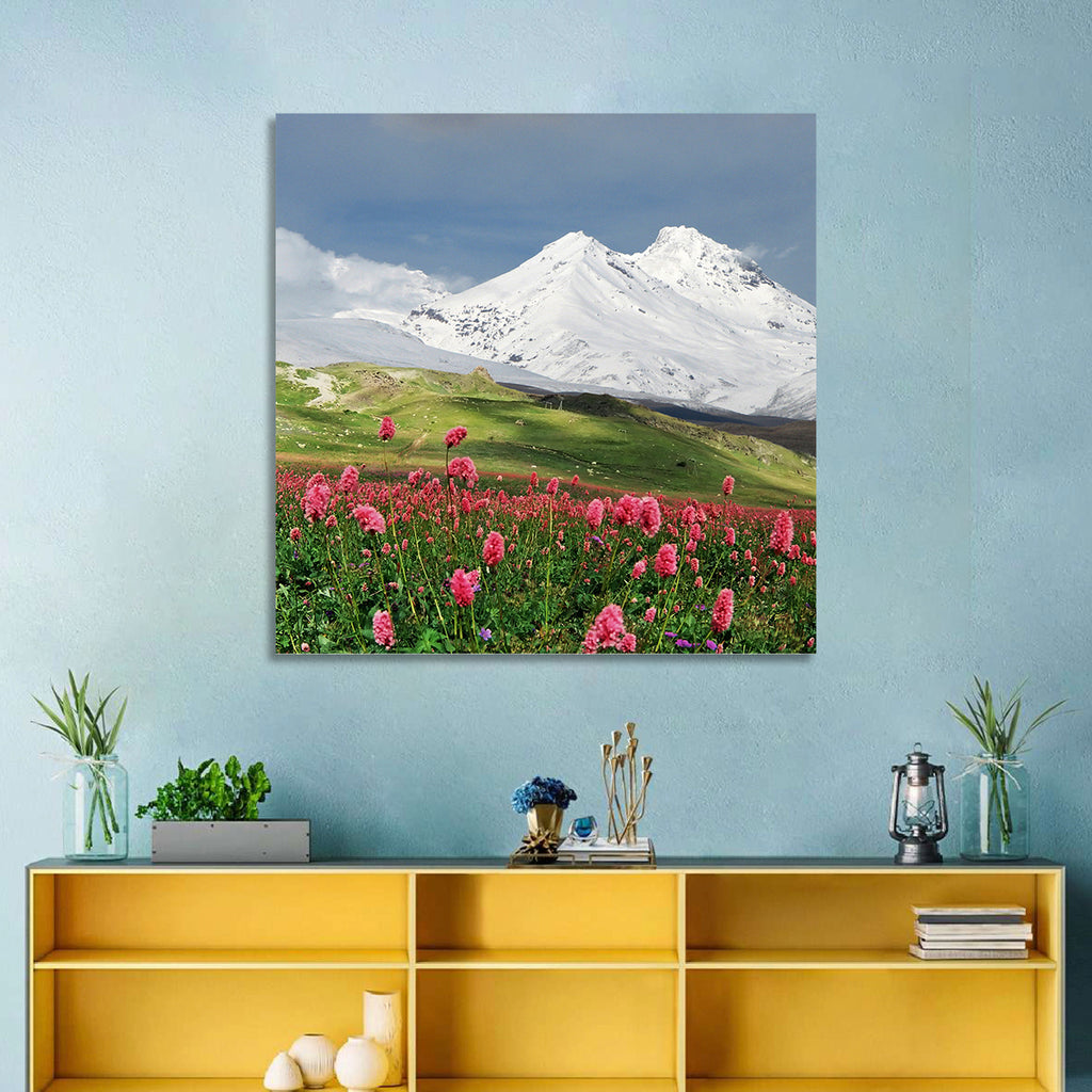 Caucasus Spring Wildflower Meadow Wall Art