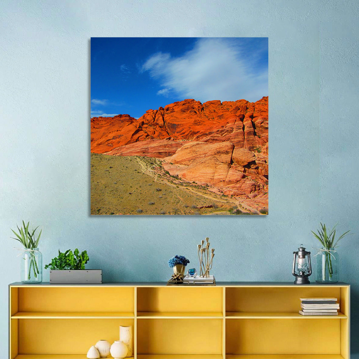 Red Rock Canyon Trail Wall Art