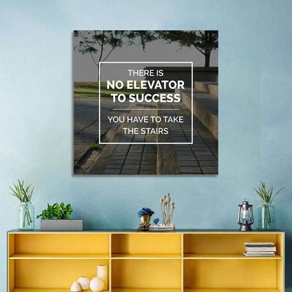 Elevator to Success Wall Art