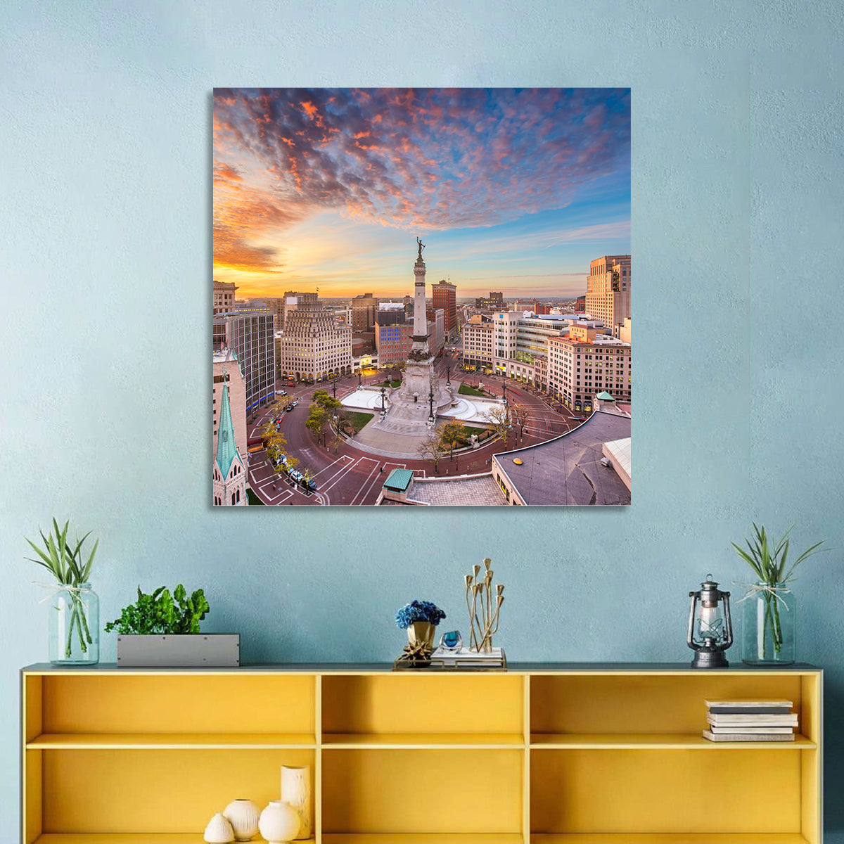 Indianapolis Monument Circle Wall Art