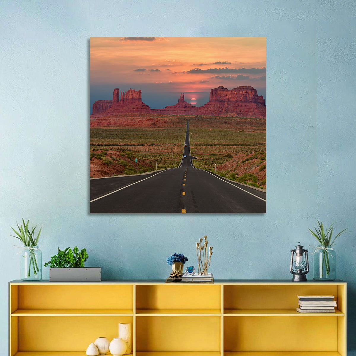 Tribal Park Monument Valley Sunset Wall Art