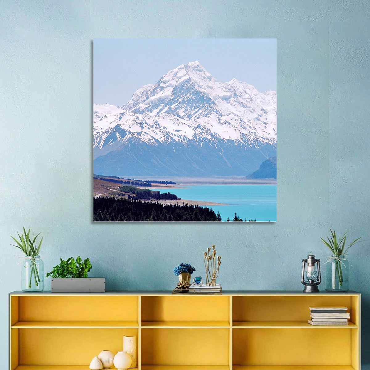 Lake Pukaki and Aoraki Mount Cook Wall Art
