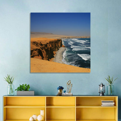Red Cliffs of Paracas Wall Art