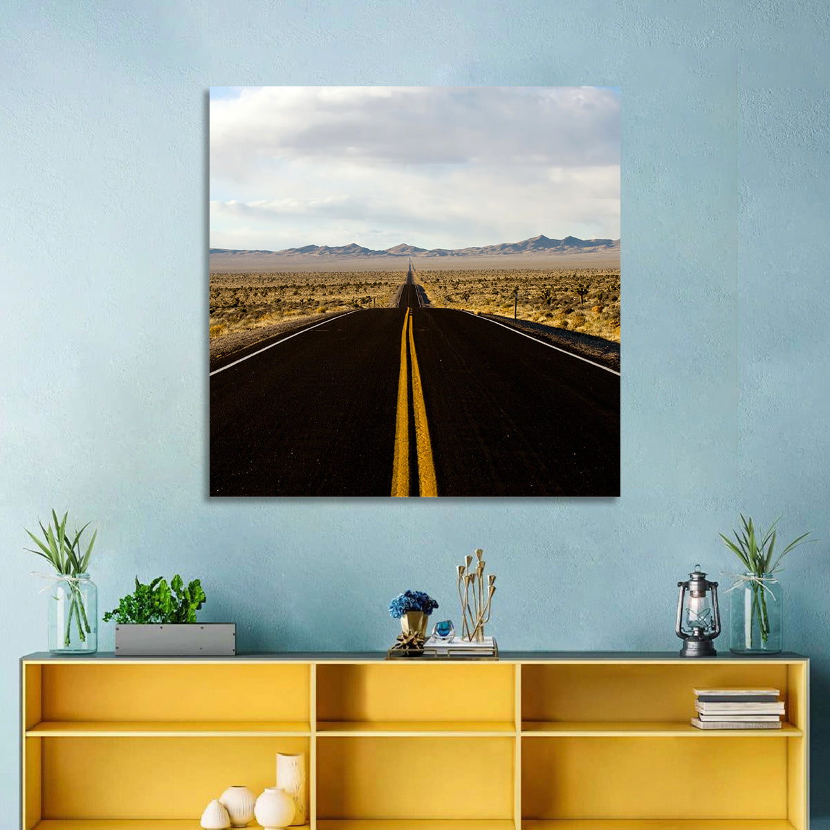 Nevada Desert Highway Wall Art