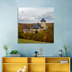 Karlštejn Castle in Autumn Forest Wall Art
