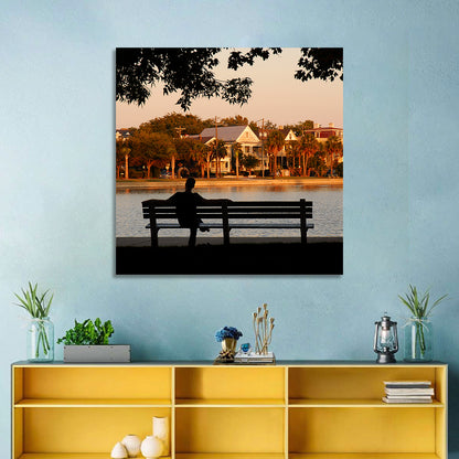 Colonial Lake, Charleston Wall Art