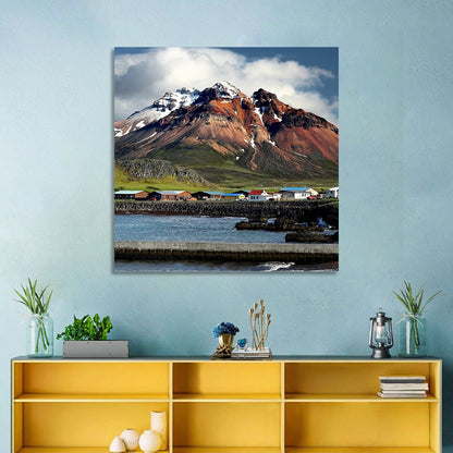 East Fjords Harbor Village Wall Art