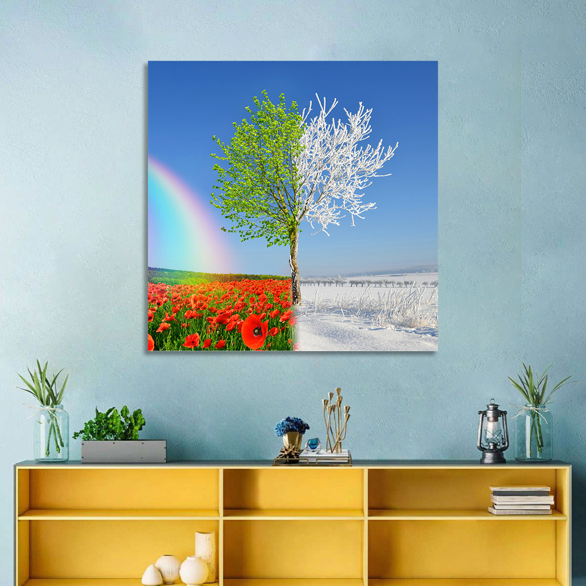 Seasonal Split Landscape Wall Art