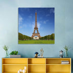Eiffel Tower Park View Wall Art