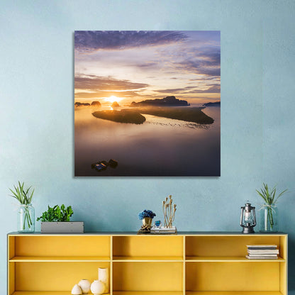 Phang Nga Bay Sunrise Wall Art