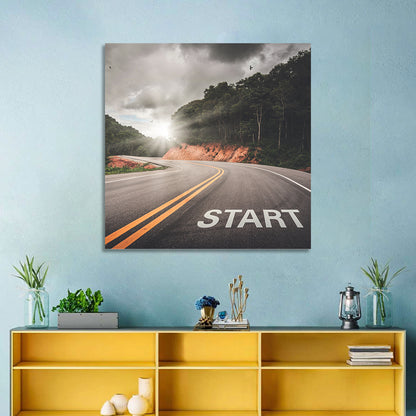 Start of a Journey, Sunrise Road Wall Art