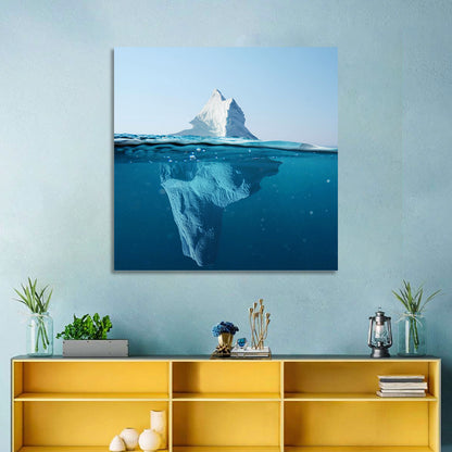 Split-level Iceberg Wall Art