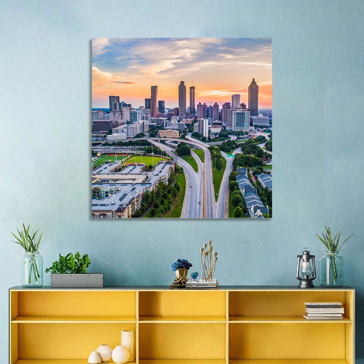 Downtown Atlanta Skyline Wall Art