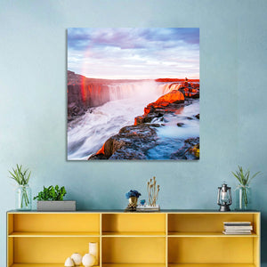 Selfoss Waterfall Wall Art