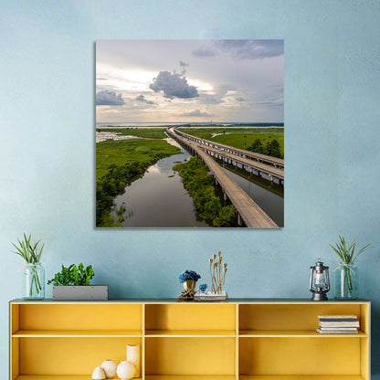 Interstate 10 Bridge Wall Art