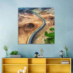 Winding Road in Geysers Valley Wall Art