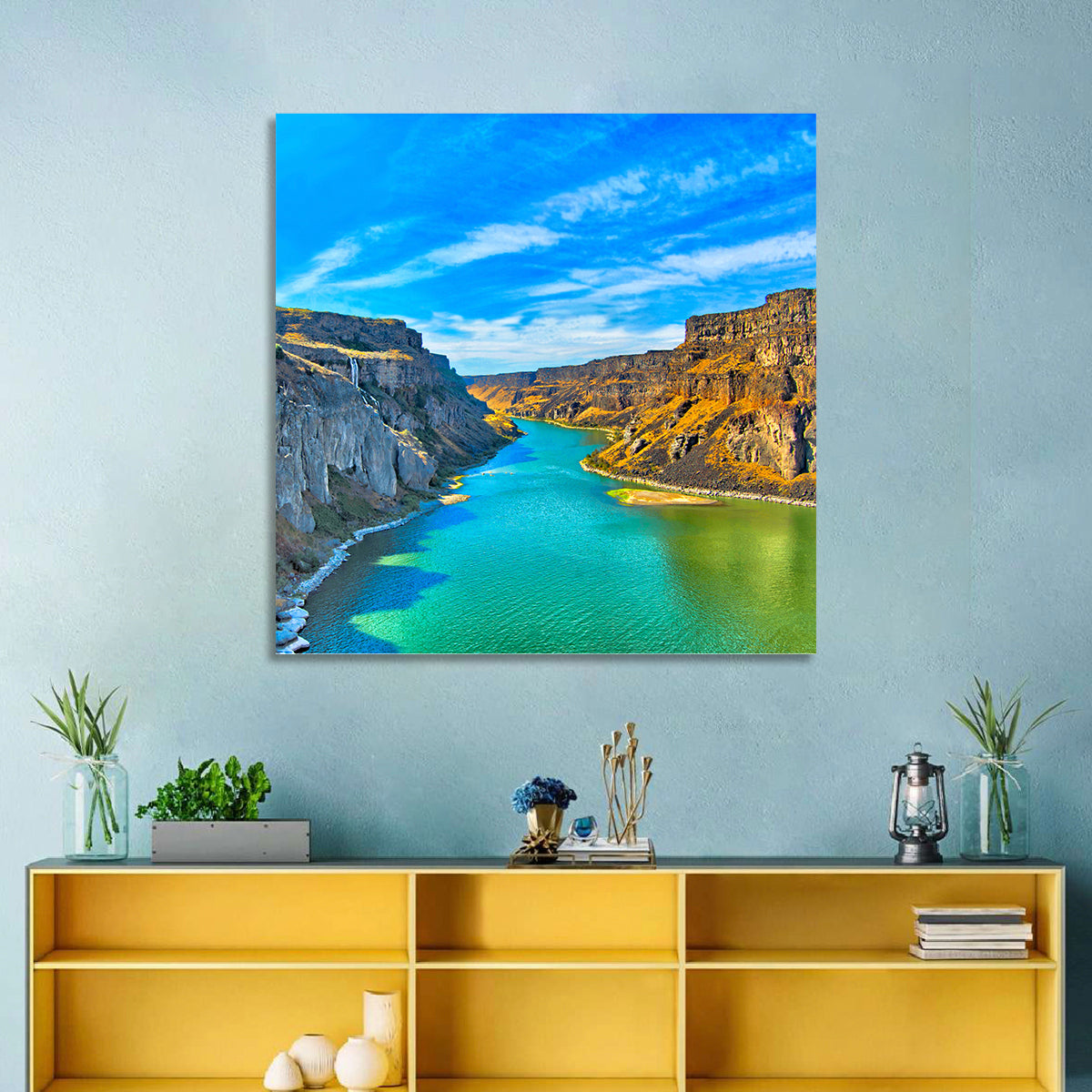 Snake River Canyon at Twin Falls Wall Art