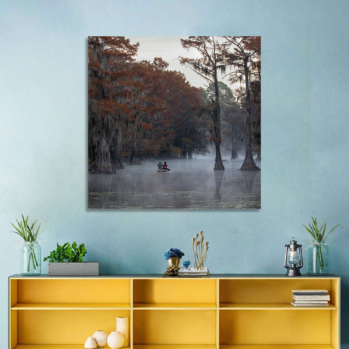 Caddo Lake Morning Mist Wall Art