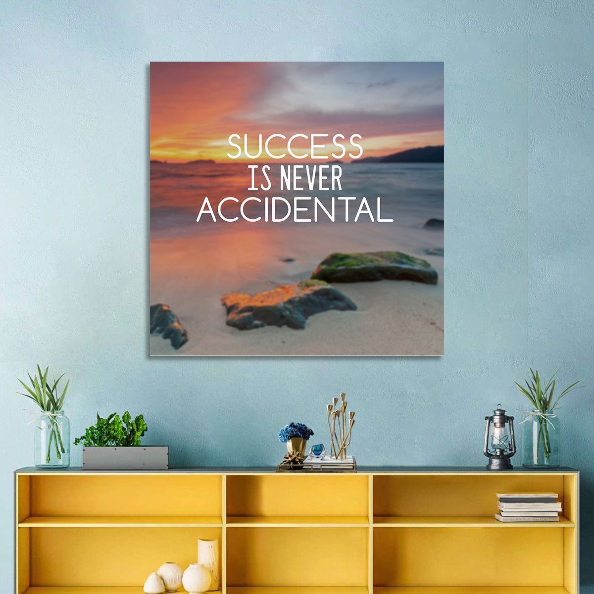 Success Is Never Accidental Wall Art