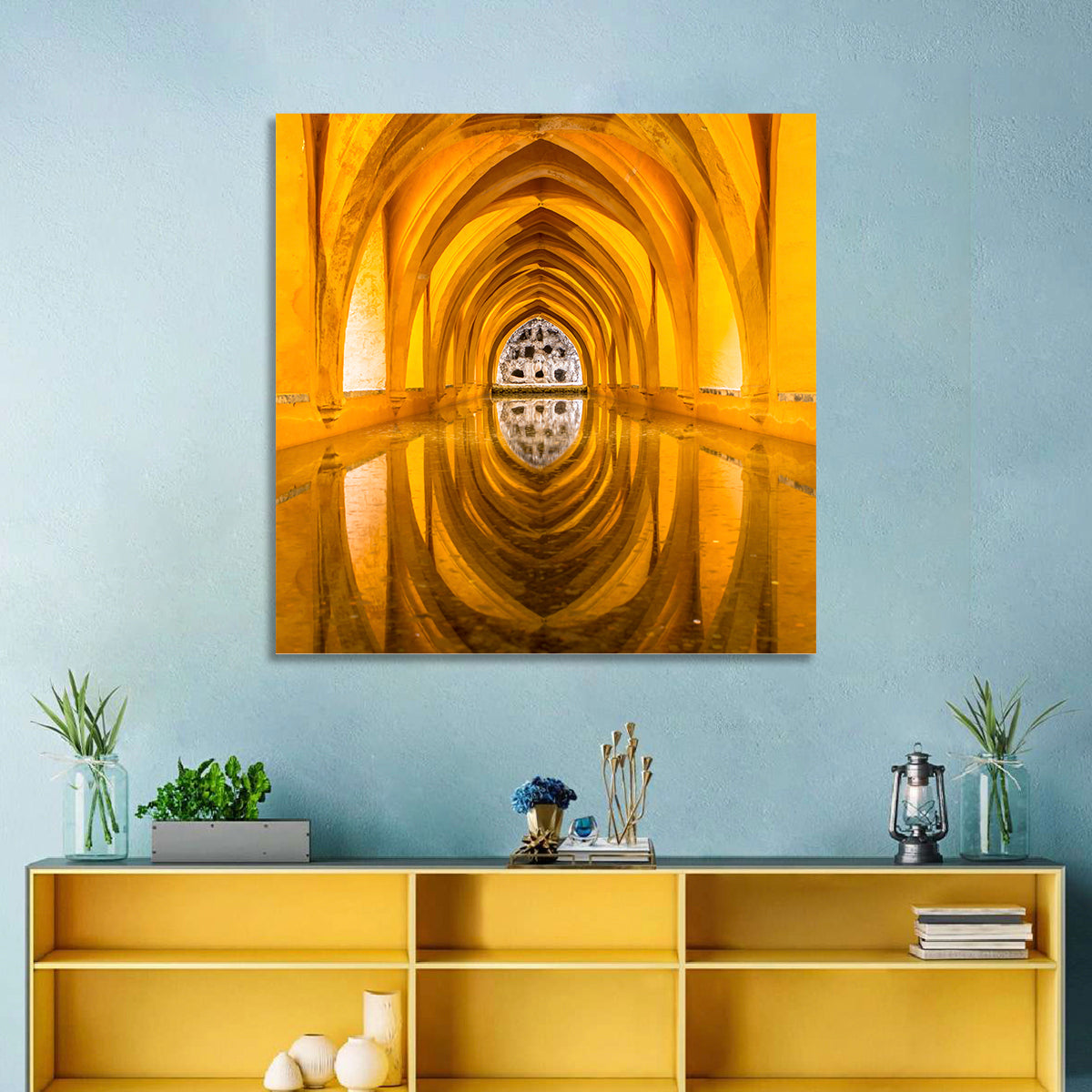 Royal Alcázar Bath Reflections Wall Art