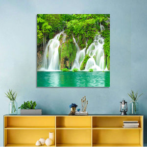 Plitvice Waterfall Wall Art