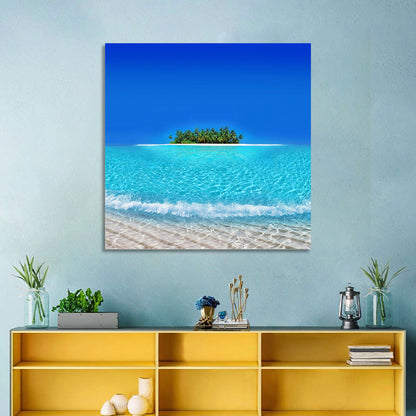 Yacatan Island Beach Wall Art