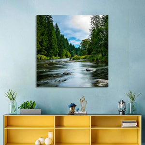 Bavarian Forest River Wall Art