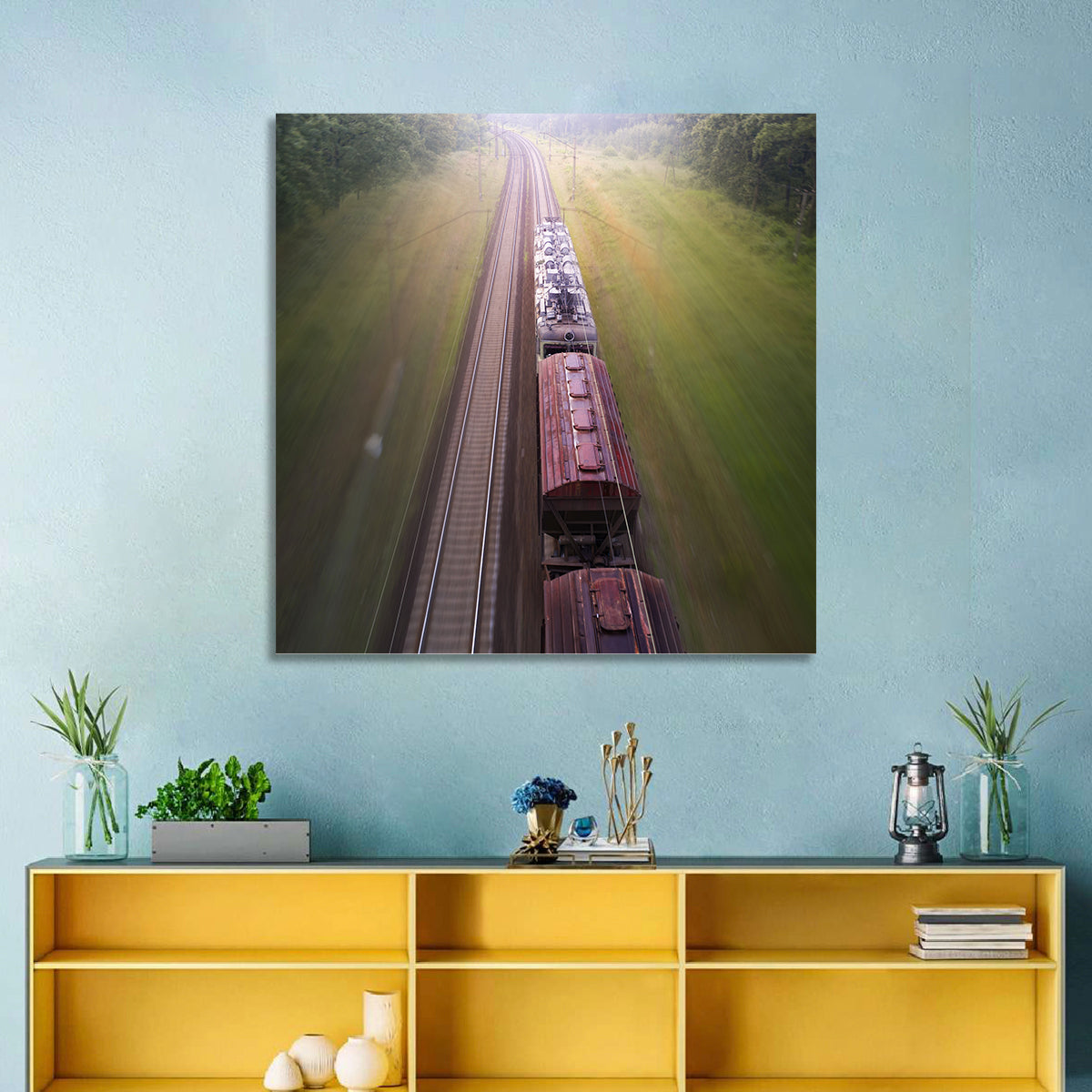 Freight Train Wall Art