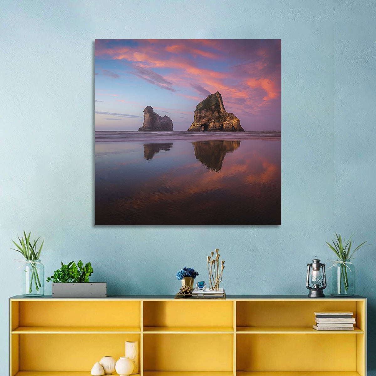 Wharariki Beach Sunrise Wall Art