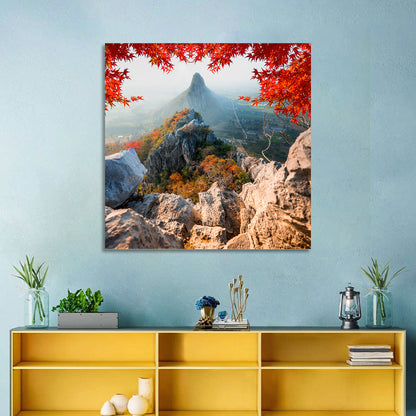 Khao Nor Maple Framed Peak Wall Art