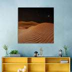 Starry Desert Night Wall Art