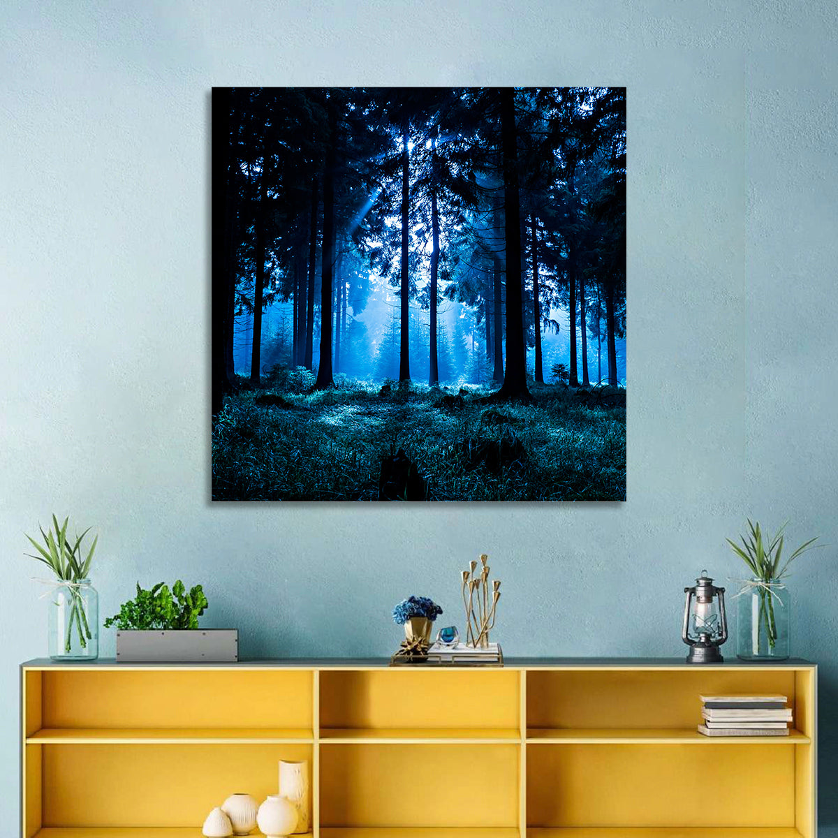 Thuringia Forest at Dusk Wall Art
