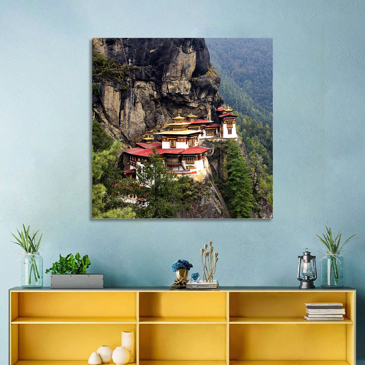 Tiger's Nest Monastery, Paro Bhutan Wall Art