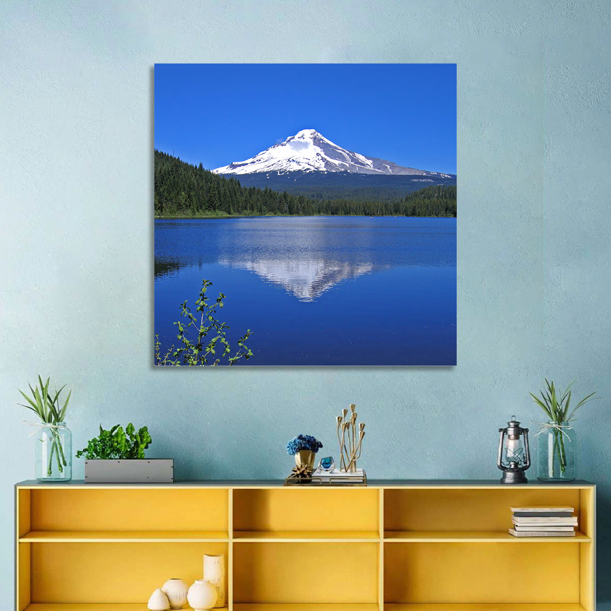 Mount Hood at Trillium Lake Wall Art