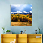 Crested Butte Autumn Mountains Wall Art