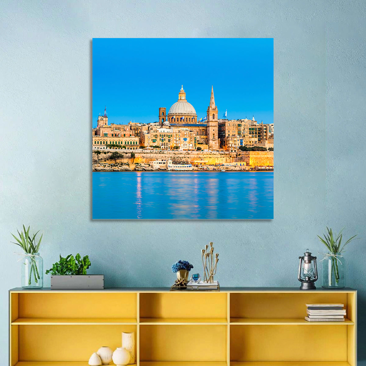Valletta Skyline Wall Art
