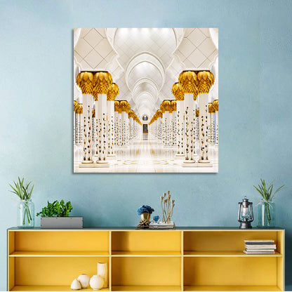 Sheikh Zayed Grand Mosque Colonnade Wall Art