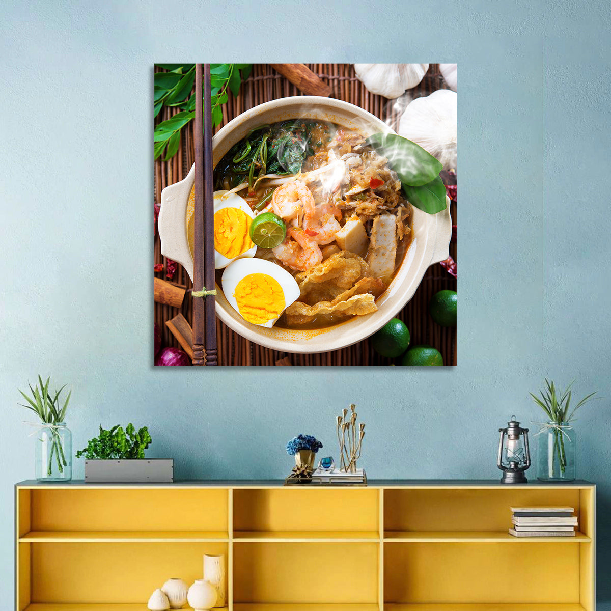 Malaysian Prawn Mee Bowl Wall Art