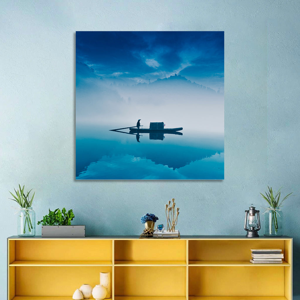 Dongjiang Lake Morning Wall Art