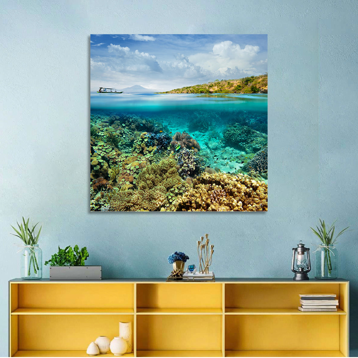 Menjangan Island Split View Wall Art