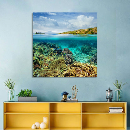 Menjangan Island Split View Wall Art