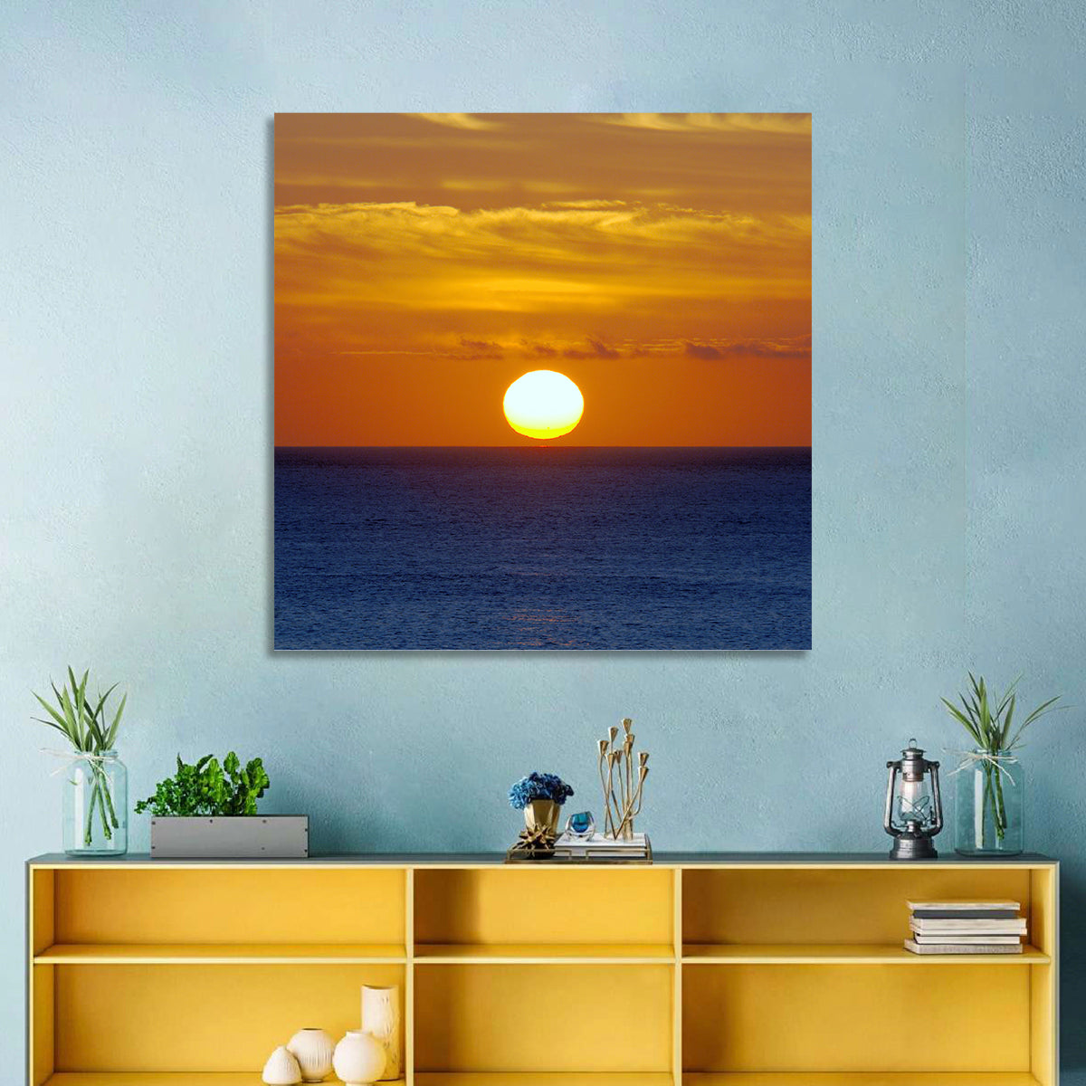 Golden Pacific Sunrise Wall Art