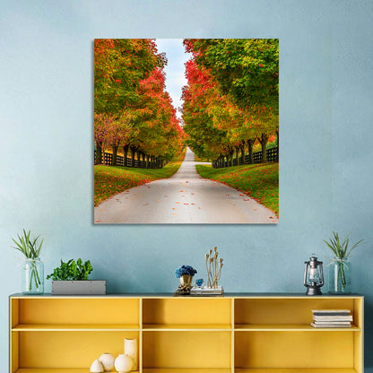 Horse Farm Rural Kentucky Wall Art