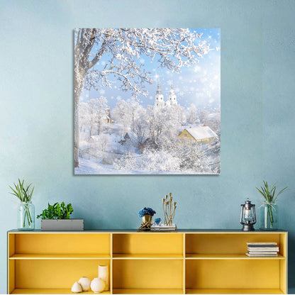 Frosted Village Wall Art